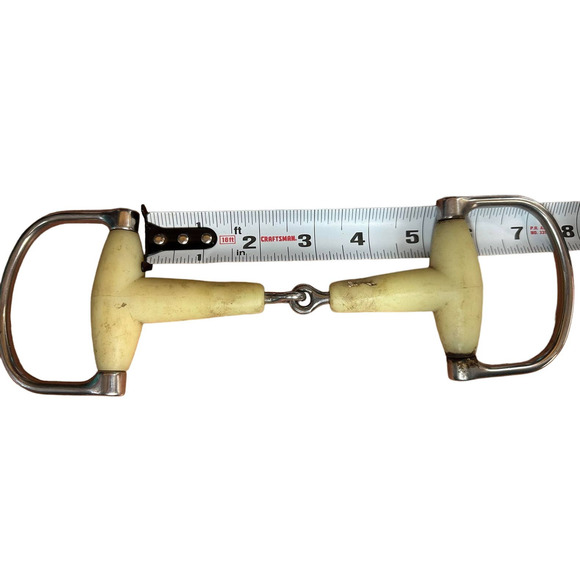 5in Dee Ring Apple Flavored Snaffle Bit - Picture 1 of 1